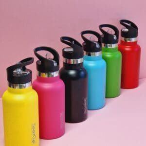 Kõrrega termospudel 350 ML - roheline