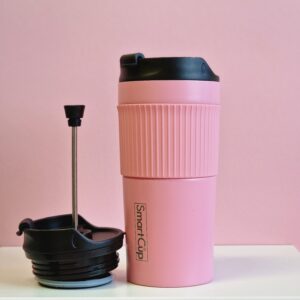 2in1 Presstass-termostass 450ML roosa