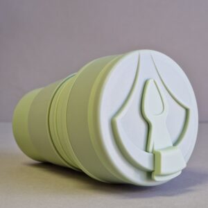 500ml Kohvitass-silikoonist (roheline)