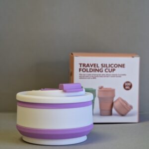 500ml Kohvitass-silikoonist (Lilla)