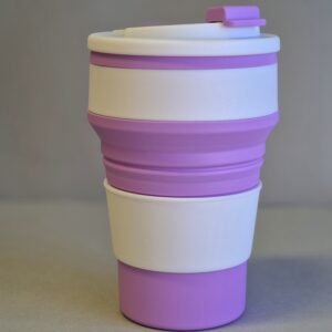 350ml Kohvitass-silikoonist (lilla)