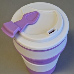 350ml Kohvitass-silikoonist (lilla)