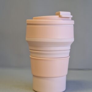 350ml Kohvitass-silikoonist (virsik)