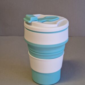 350ml Kohvitass-silikoonist (sinine)