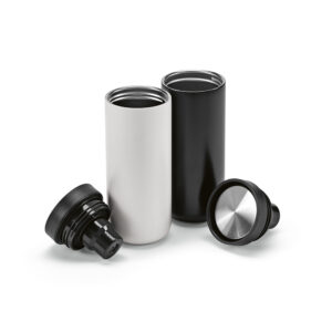 Valge ja must 400ml termostass ja nende osad