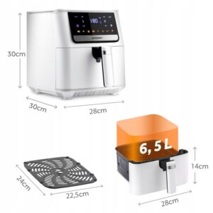 Kuumaõhufritüür-Berdsen-BD-662-valge-6.5L-tootepilt-5