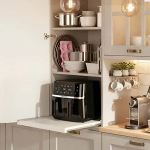 Alternative view of Kahe sahtliga kuumaõhufritüür 10.2L 1700W BD-657 black